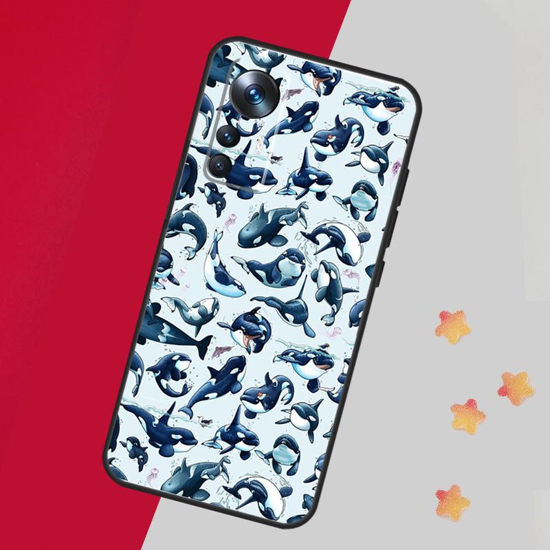Killer Whale Orca For POCO X5 X3 Pro M5 M5s F4 X4 F3 F5 Case For Xiaomi 13 13T Pro 12 Lite 12X 11T 12T 14 Pro