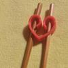 Heart-Shaped Reusable Chopsticks Helper For Adults Kids Chopstick Training Aid Non-Slip Chopstick Hinges Connector