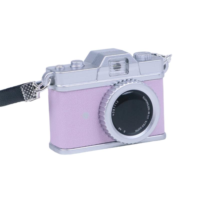 Miniature Camera Pendant Keychain With Light And Sound Detail Compact Size Ornament For Daily Use Gifting