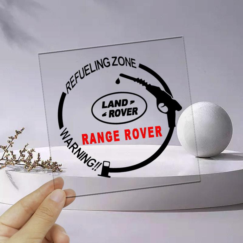 

Виниловая светоотражающая наклейка на крышку бензобака с автомобильным значком, аксессуары для Land Rover Range Rover Defender Freelander Discovery 1 2 3 Evoque Rover L322 чёрный