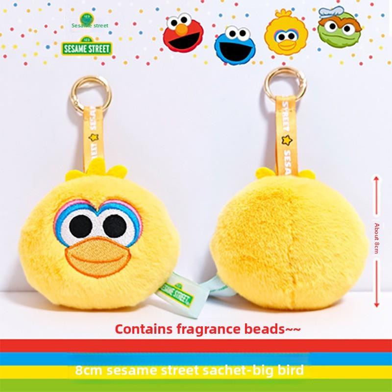 Sesame Street Elmo Portachiavi Peluche Animale Carino Cartone Animato Giocattolo Regalo Per Bambini
