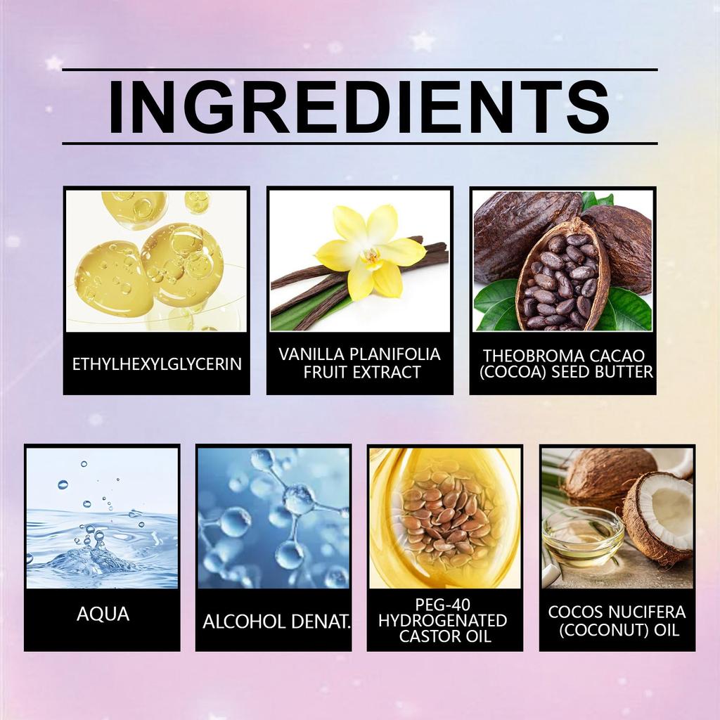 Body Moisturizing  Perfume Oil Long-lasting Perfume Suitable For Valentine's Day, Party, Music Festival,Dating  50ml*4