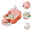 Kids Pinball Game Developmental Toy Sturdy Table Electronic Children Pink