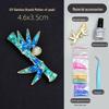 Intangible Heritage DIY Mother-of-Pearl Butterfly Brooch Hairpin Kit