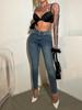 Rhinestone Sparkly Feather Cuff Women's Long Sleeve Super Short Top Cover-up