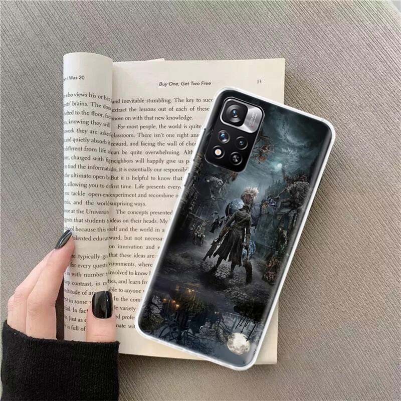 

Bloodborne Game Phone Case For Xiaomi Redmi Note 11 12 14 13 Pro Plus 5G 14S 4G 12S 10 10S 11T Pro 11S 11E Coque Fundas TPU Redmi Note 11S(11)4G