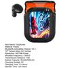 Bluetooth-compatible Earphones Stereo Sound Noise Reduction Waterproof LCD Touch Screen Sport Wireless Headphones