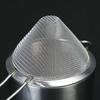Stainless Steel Cone Shape Soybean Milk Juice Medicine Dregs Mesh Strainer