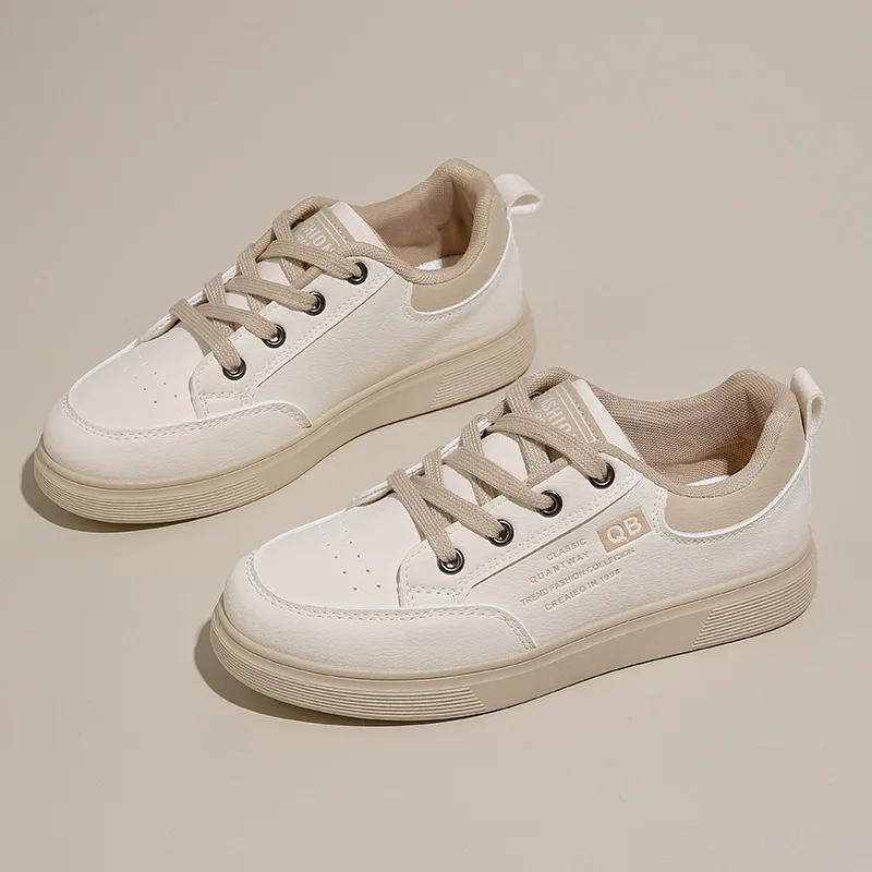 

Модная женская обувь Удобная нескользящая Новая студенческая повседневная спортивная обувь На шнуровке Уличная нескользящая обувь для скейтбординга 2025 40