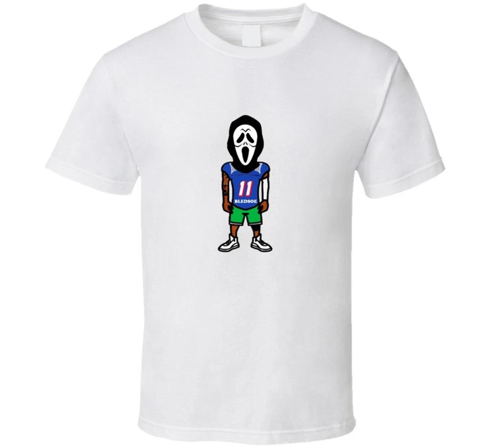Drew Bledsoe Jersey Design Scary Terry T Shirt S