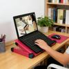 Portable Laptop Desk Notebook Stand Table Tray with Mouse Holder Sofa Bed