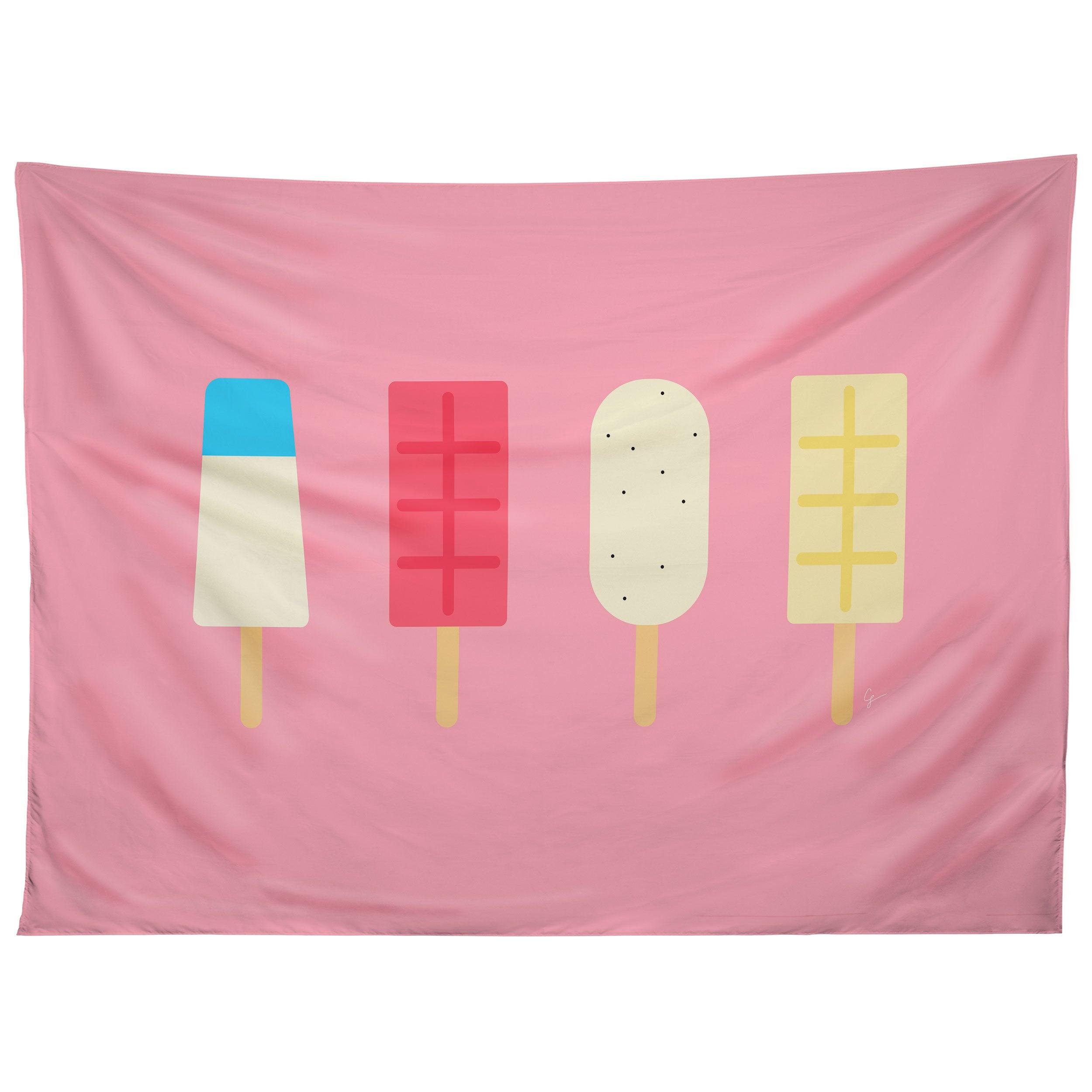 PINK PALETAS tapestry 75x100