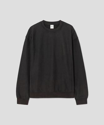 SHIFT.G Washed Color Sweatshirts Black