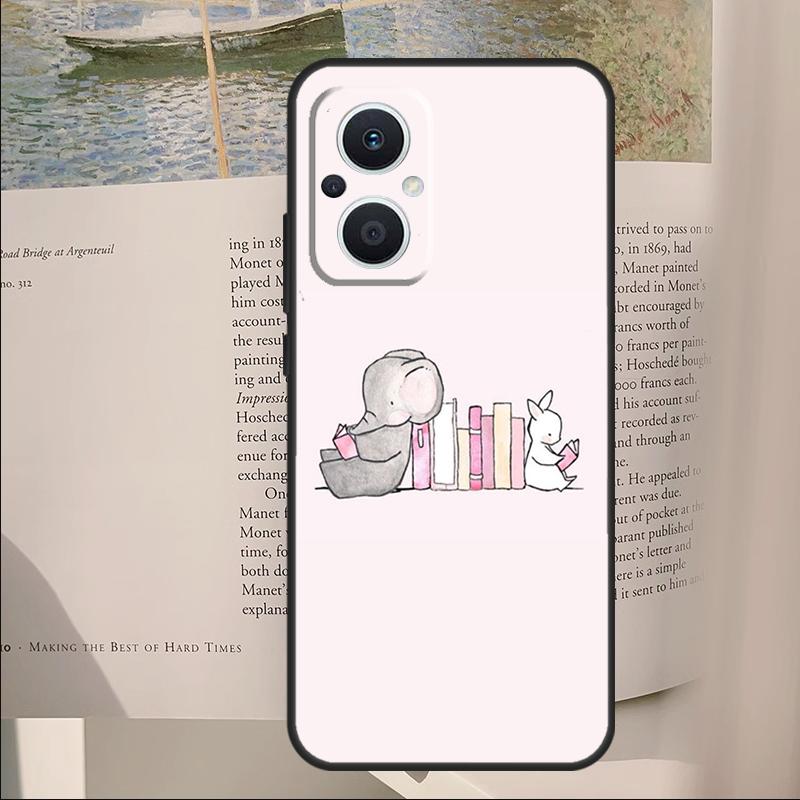 

Cute Elephant Cover For OPPO Reno 13F 11F 12F 14F 11 12 13 14 Pro 7 8 Lite OPPO Find X6 X5 X8 X9 Pro Case OPPO Reno14