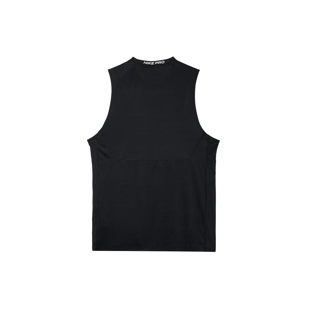 Nike Pro Dri-FIT Logo Print Breathable Round Neck Tank Top Men Tops Black DD1977-010
