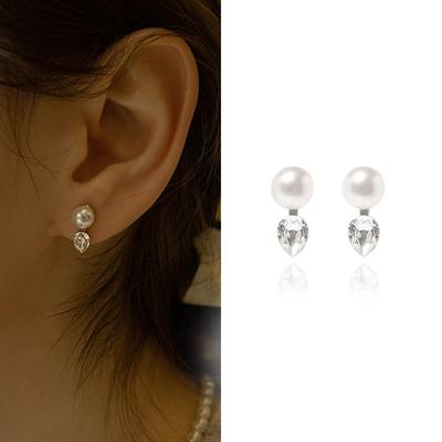 Eg205 [Silver925]Mood Pearl Earring