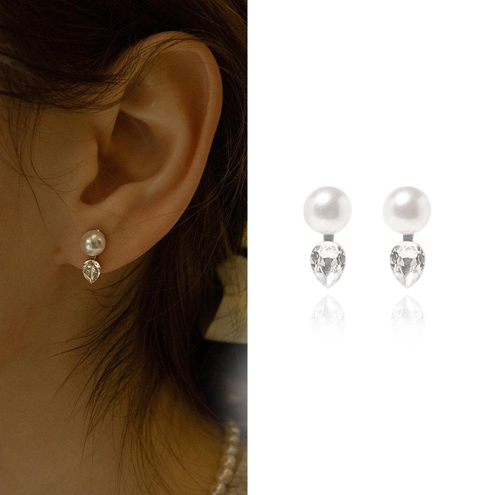 Eg205 [Silver925]Mood Pearl Earring