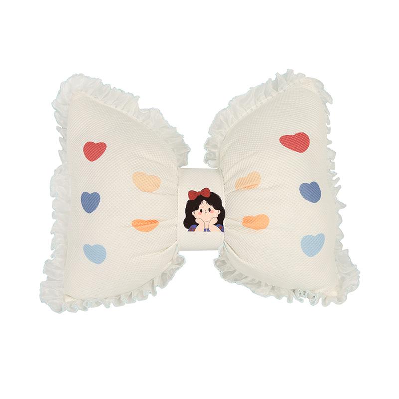 Summer Style Cartoon Princess Car Seat Cushion with Lace Pillow