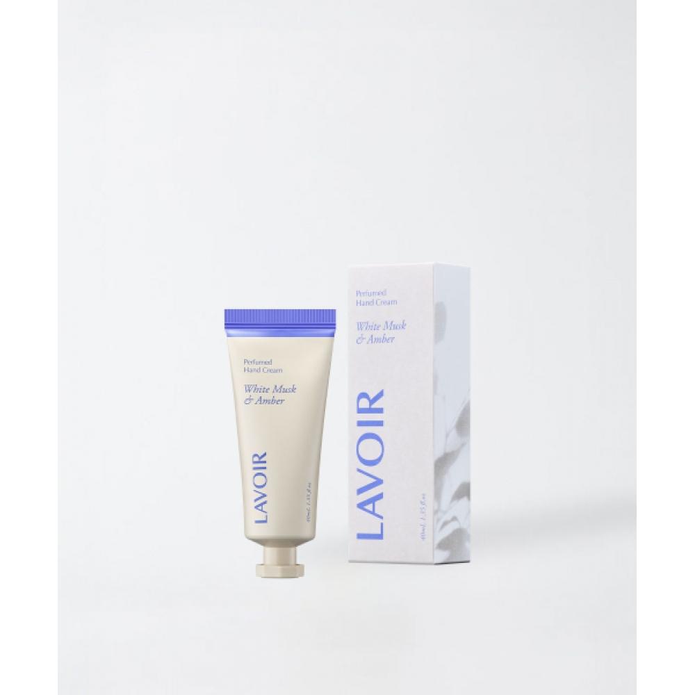 Lavoir Perfume Hand Cream 40ml  White Musk   Amber FREE