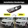 For Volkswagen Polo GTI 2005 2006 2007 2008 2009 Automobile Front Air Intake Grille Water Tank Protective Cover Decoration Kit