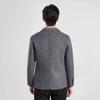 Spring and Autumn Young Men's Simple Herringbone Short Wool Double-sided Wool Single-Western Business Casual Suit Jacket