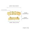 Fashion Hip Hop Teeth Grillz Top Bottom Set 18K Gold Anti Slip Fangs Glossy Teeth Shiny Gold Mouth Tooth Caps Cosplay