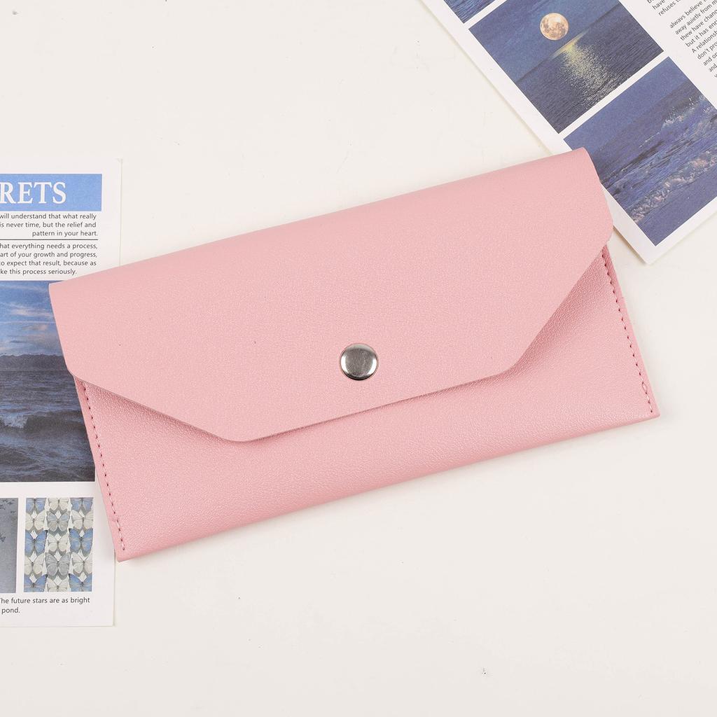 Umschlag-Geldbörse PU-Leder Bargeld-Umschlag-Geldbörse Klassische Mode Damen-Geldbörse Visitenkartenhalter Geschenk Luxuriöser Geldklammer