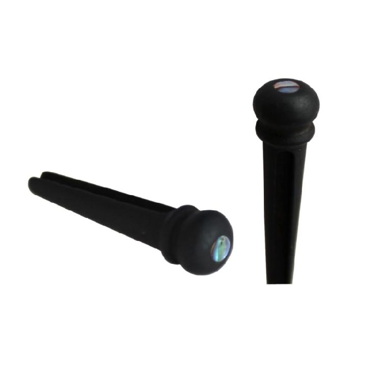 6Pcs Fixed Vertebra Guitar Bridge Pin Ebony Wooden Guitar Bridge Pin Easy Use