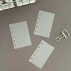 10pcs Transparent Loose-Leaf Notebook Refill Paper 5-hole Clear Spiral Binder Divider Page Separator Spiral Binder Folders PP