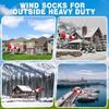 Airport Windsocks Wind Direction Measurement Sock Bag with Reflective Belt Ripstop Wind Sock Wind Direction Indicators