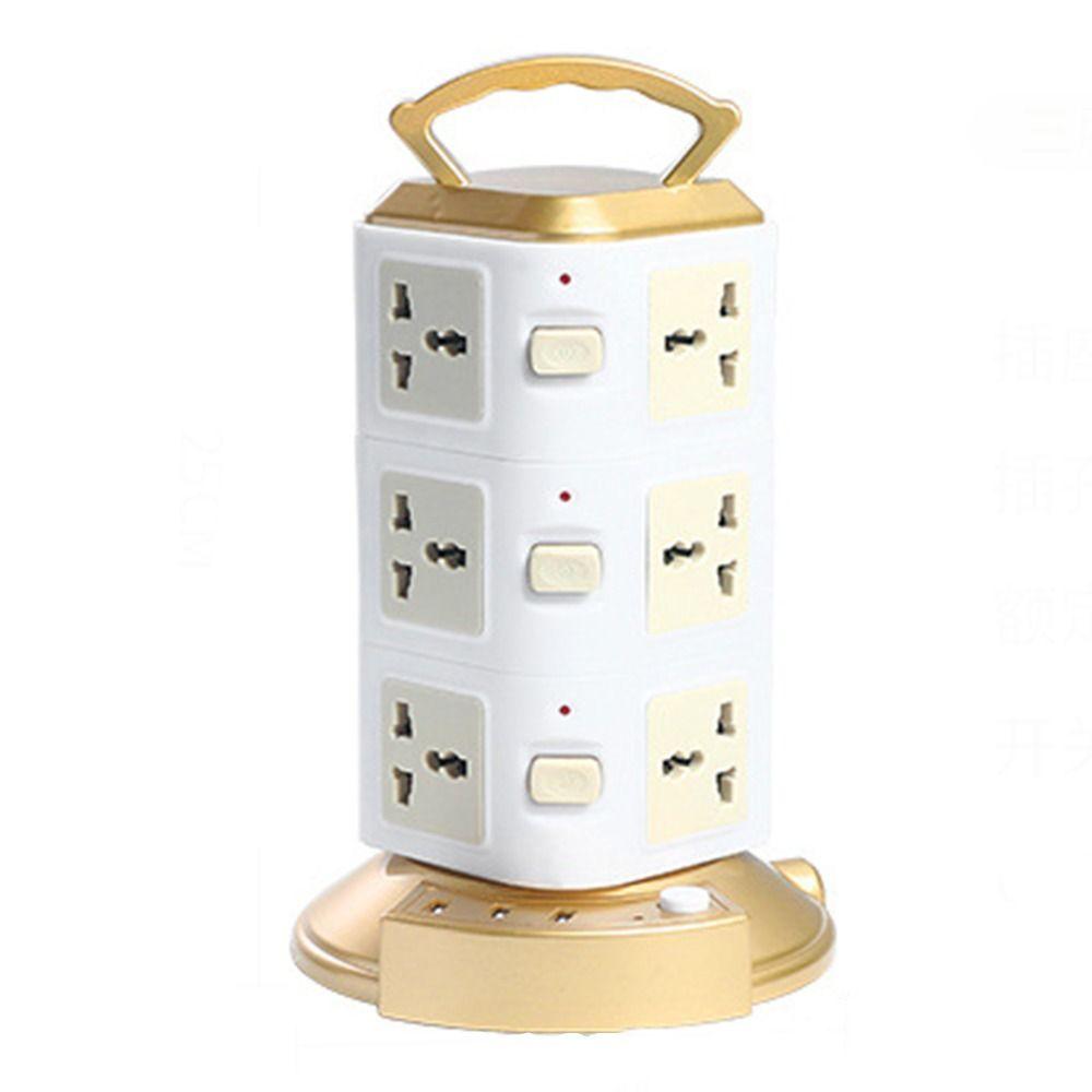 2m Extension Cord Outlet Power Strip Universal Extended Usb Socket Multi-Plug Outlet  Expansion