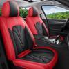 All-Season Universal Car Seat Cushion, Full-Coverage Car Seat Cover, Wear-Resistant Faux Leather Car Seat Cover, 5-Seater Car Cushion