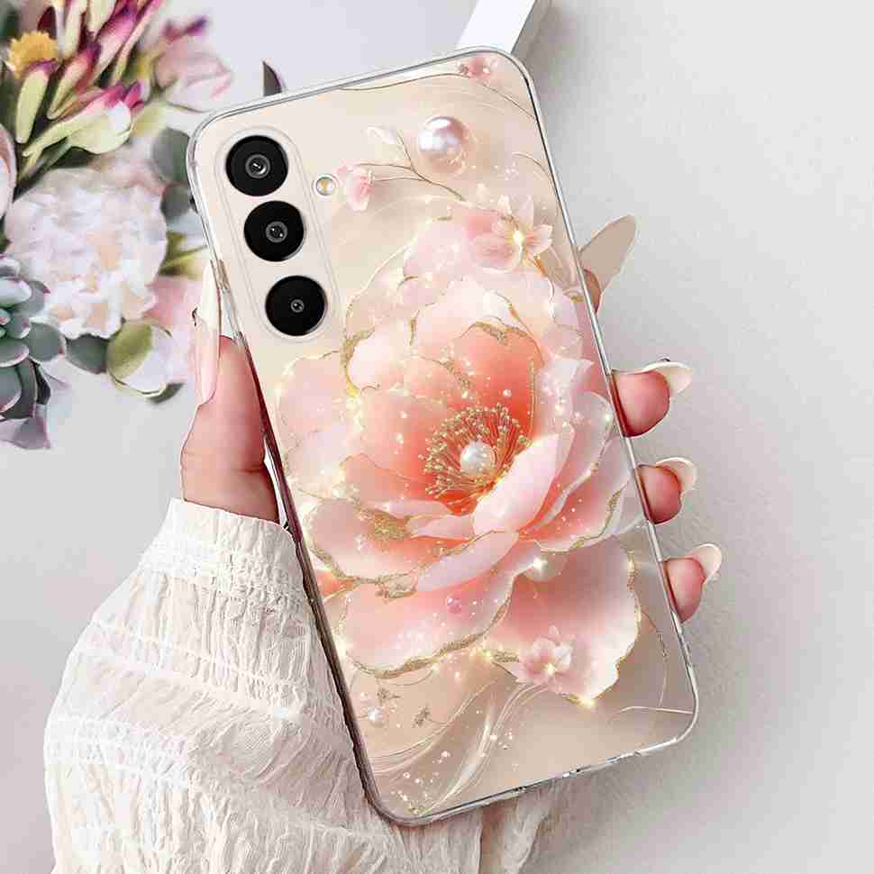 For Samsung Galaxy M16 5G Case Colorful Flower Butterfly Soft Silicone TPU Cover For Samsung m16 M16 5G 6.7" Phone Shell Bumper