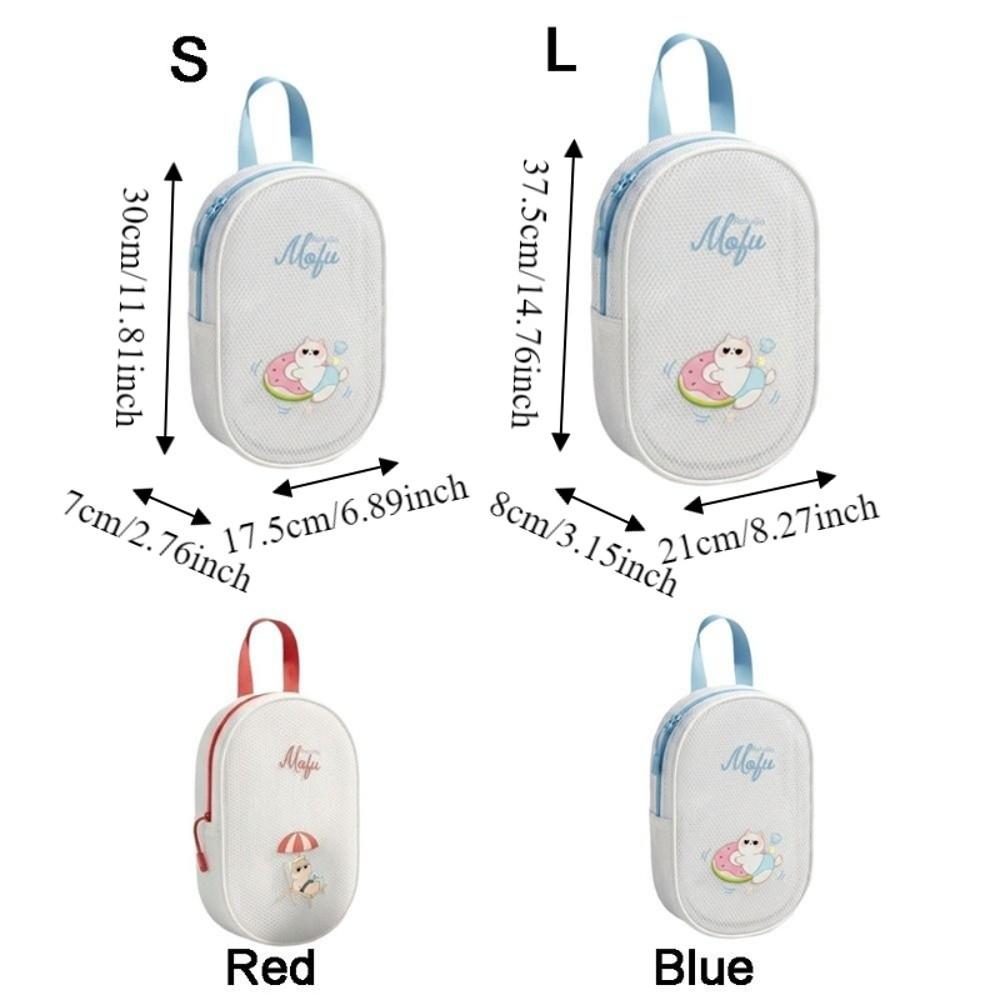 Handheld EVA Swimming Bag Waterproof Sports Beach Bag Cartoon Pattern Gym Dry Bag Women