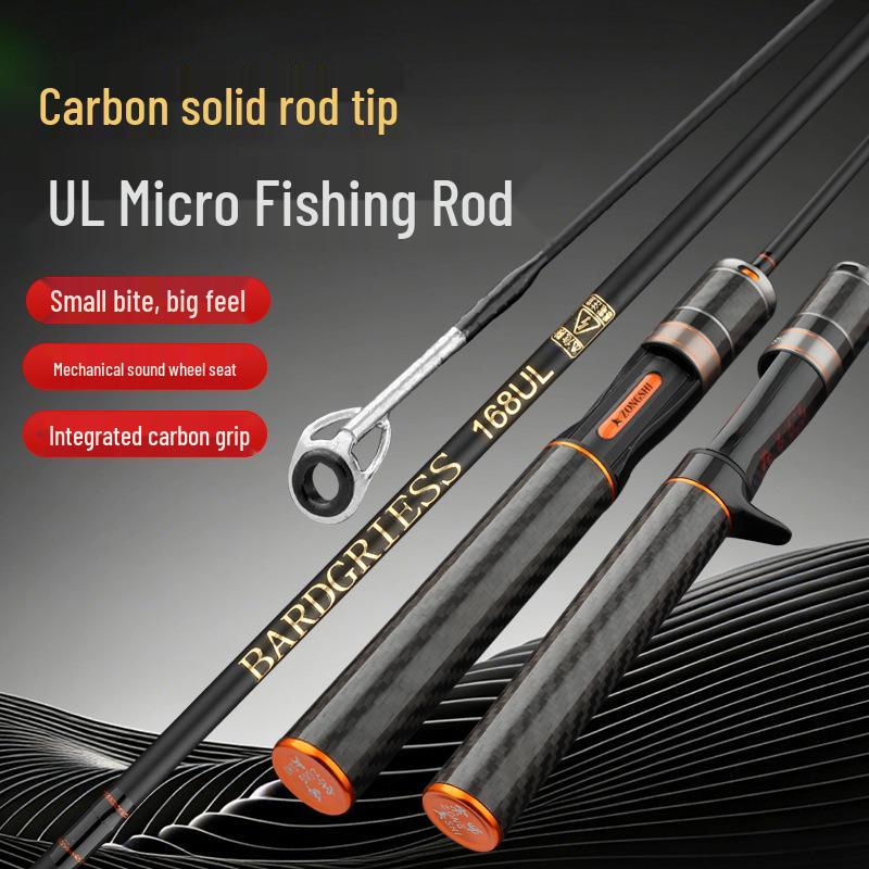 UL Micro-Lure Rod with Carbon Solid Tip and Sounding Reel Seat