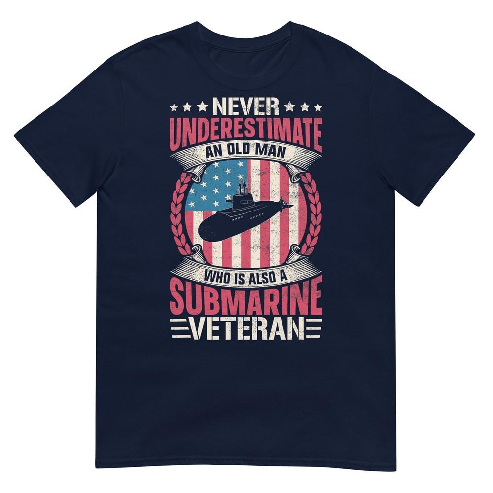 Submarine Veteran Retro Us Military Submarine Torpedo Pilot TShirt S
