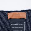 HERMES [Excellent condition/Domestic genuine] Pocket cargo cashmere Scarf IndigoUsed