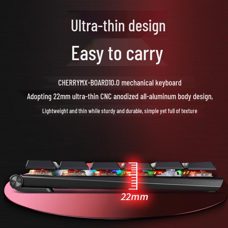 Cherry MX 10 Series Low Profile RGB Mechanical Gaming Keyboard