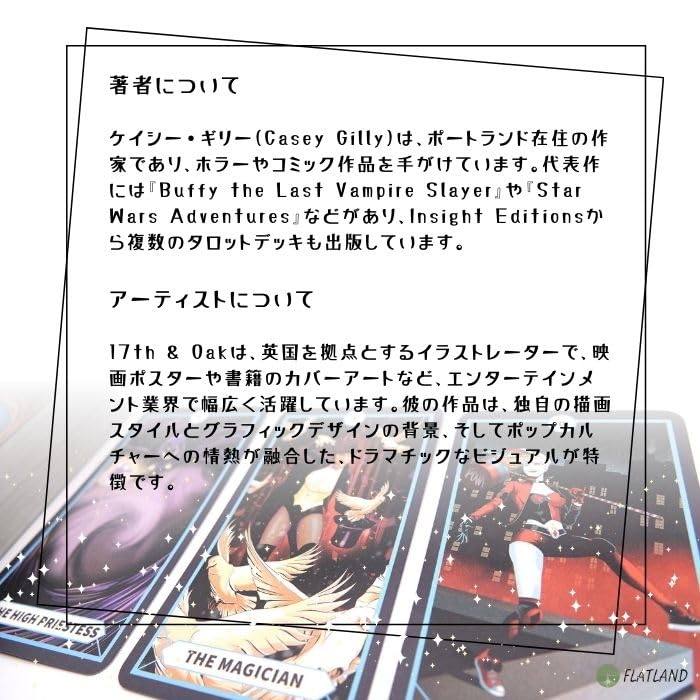 DC Tarot The DC Tarot Deck and Guidebook, Tarot Reading Instructions, Japanese Instructions, Authentic, 78 Tarot Cards