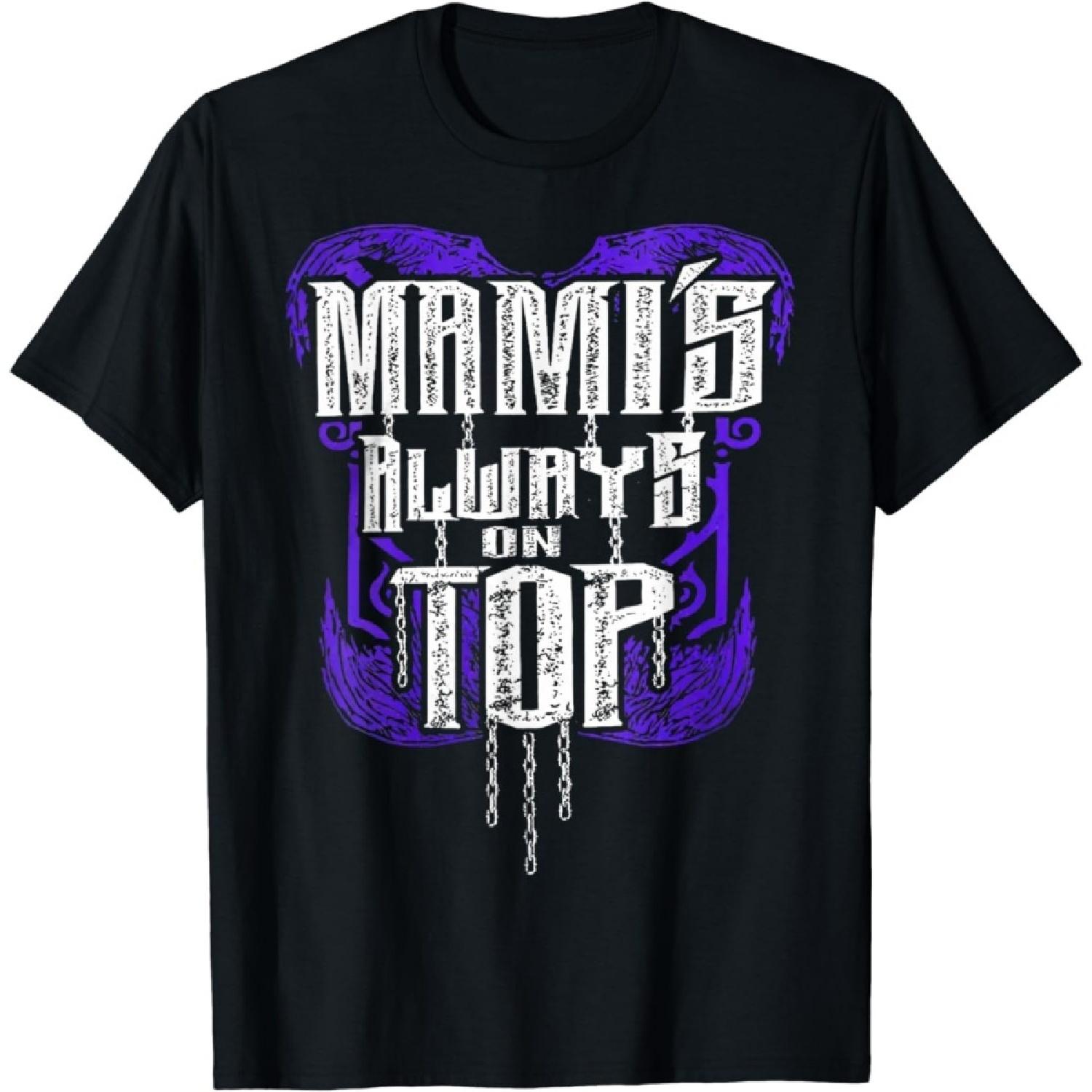 HARCEWBK Womens Rhea Ripley Mami’s Always On Top T-Shirt S