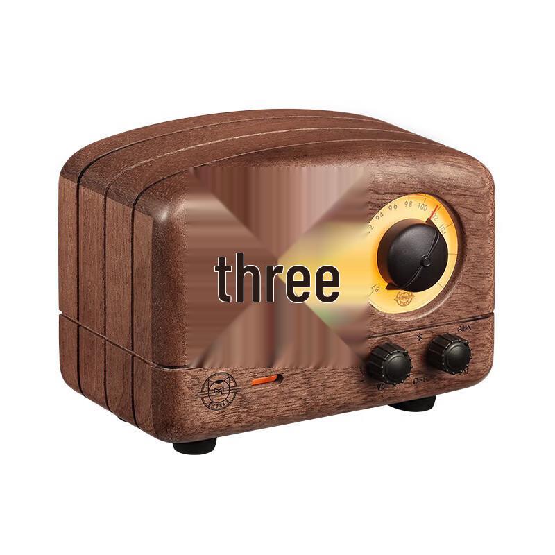 Mao King Little Prince Retro Wooden Portable Bluetooth Speaker