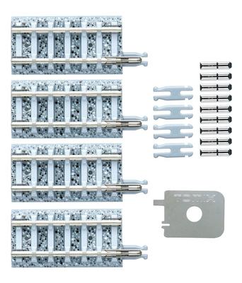 TOMIX N Spur Verbindung PC Schiene S35-J-PC F 4er Set 1530 Eisenbahnmodell Zubehör