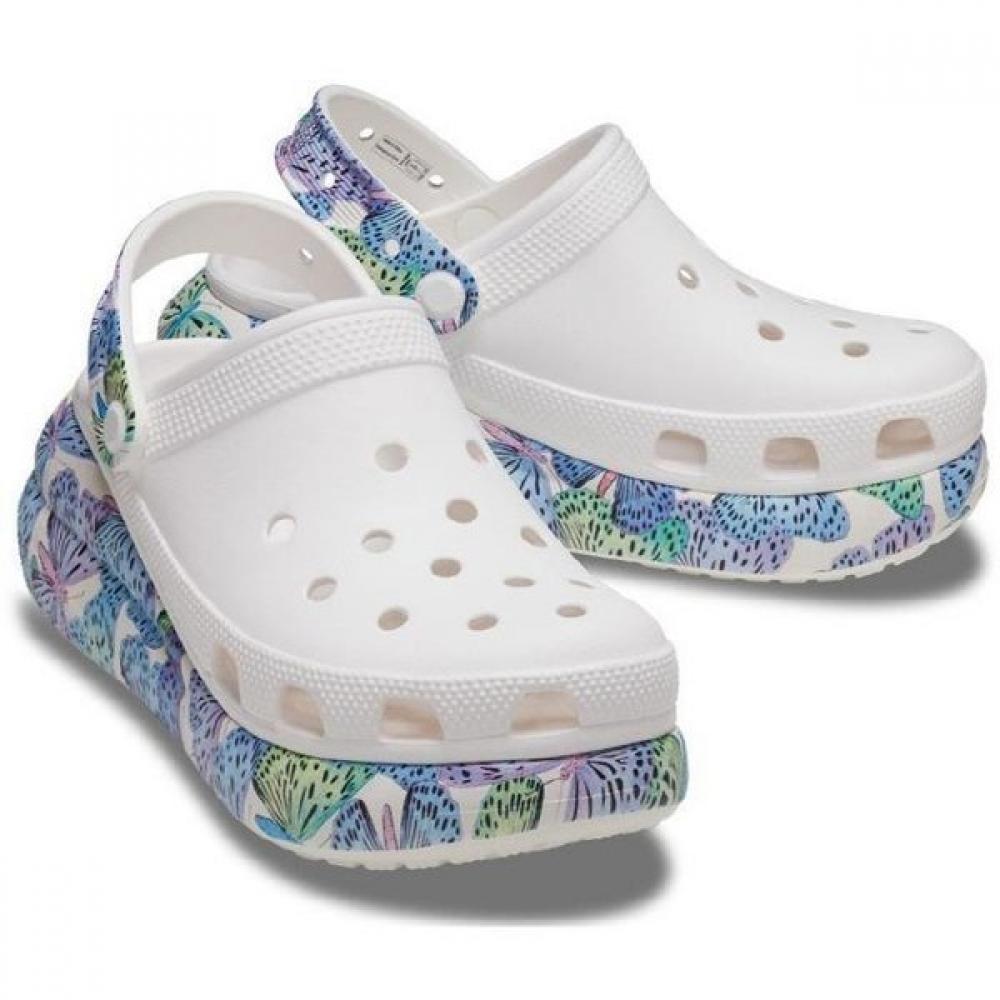 

Crocs Crush Butterfly Clog 208258 94s white/250 (M6W8)