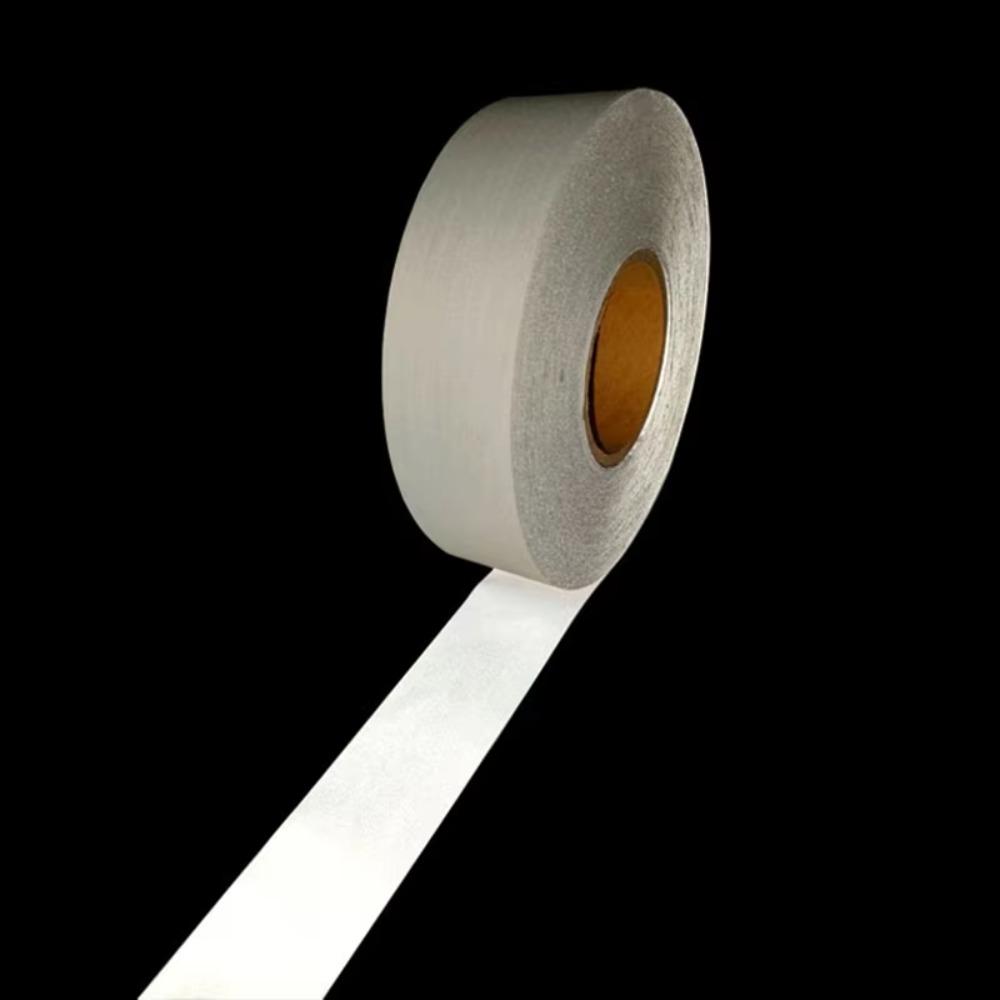 Silver Warning Safety Fabric Non Self-adhesive Conspicuity Reflector Garment