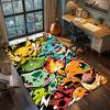 Pokemon Anime Rug Carpet Large Area Rug Non Slip Washable Floor Mat Gamer Room Bedroom Home Decor -QJY