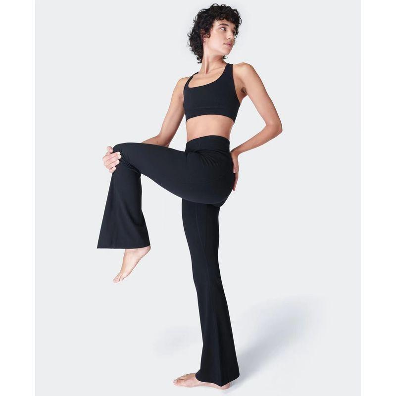 

Мягкие и Легкие с Начесом | Экспорт США Эластичные Микро-Пуловеры с Высокой Посадкой для Йоги Женские Фитнес Упражнения Повседневные Брюки для Уборки Экспорт Black 2XL