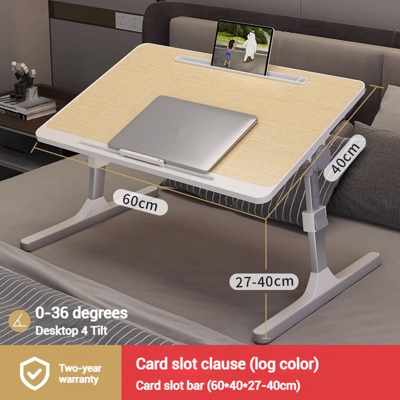 Study Work Multi-purpose Portable Lazy Table Liftable Multifunctional Folding Table Anti-Slip Laptop Bed Desk