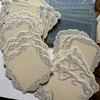 30pcs Vintage Boxed Sticky Notes Paper with Embossed Paper Thick Card Material Art Embossed Journaling Supplies Decorative Paper