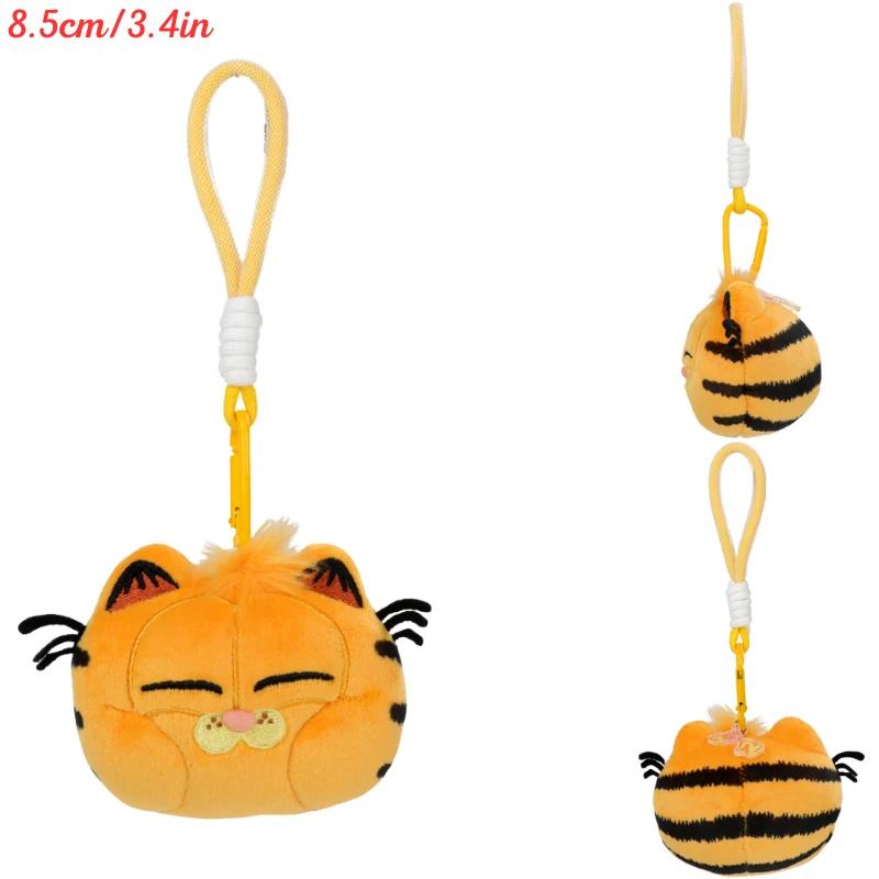 GARFIELD Peluche Famiglia Portachiavi Carino Anime Gatto Garfield Odie Animali di Peluche Divertenti Bambola Peluche Ciondoli Regali Bambino