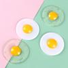 Funky Egg Squishy Ball - Clear Stress Relief Toy for Kids & Adults Anxiety Reducer, Squeeze Splat Sensory Fidget Toys